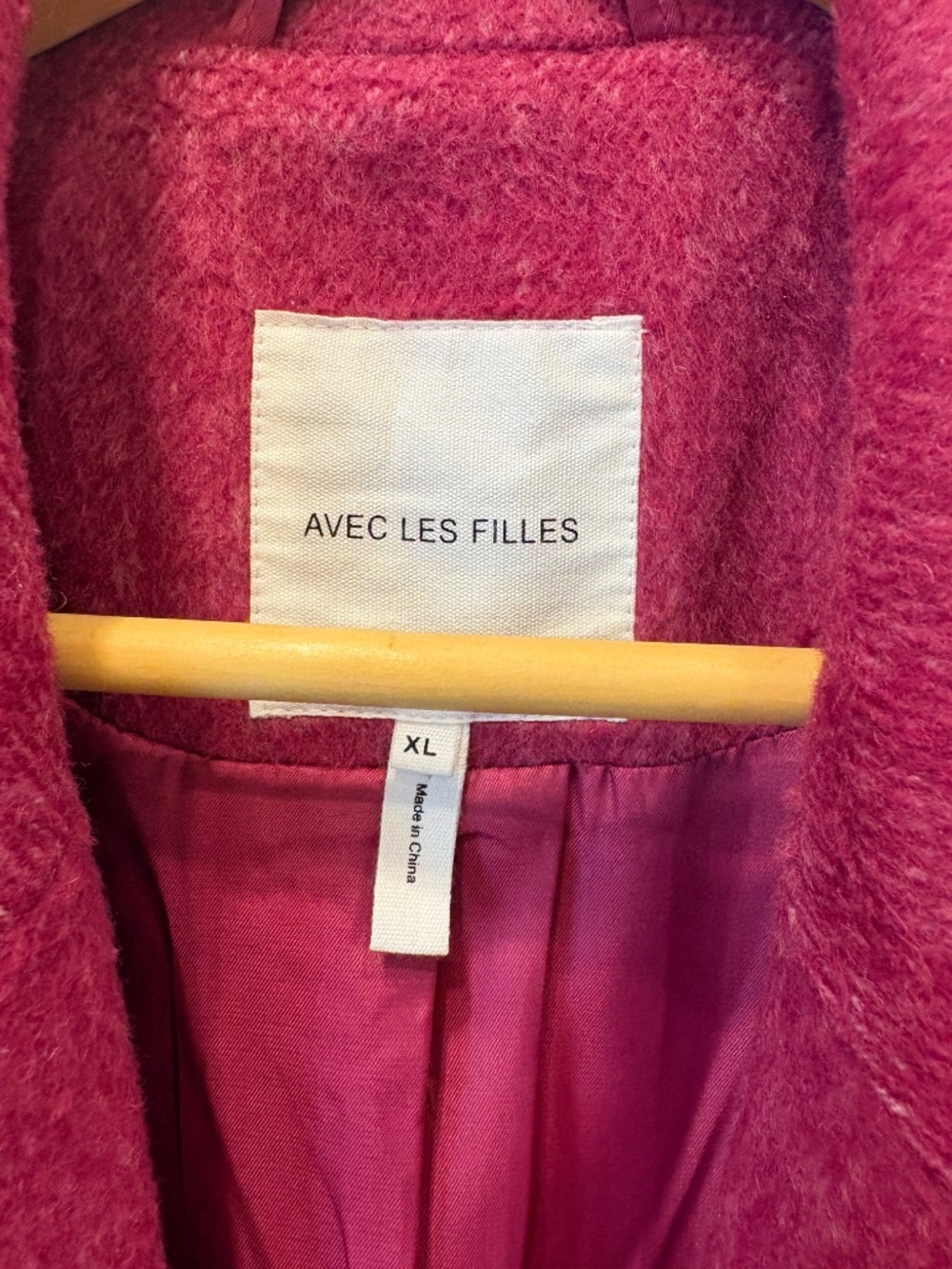 Avec Les Filles Women's Ombre Double-Faced Long Coat - Picture 2 of 3